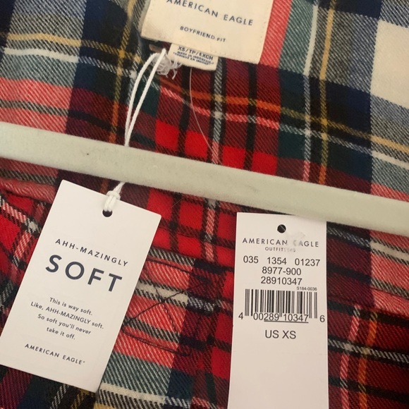 American Eagle boyfriend flannel - Picture 6 of 7